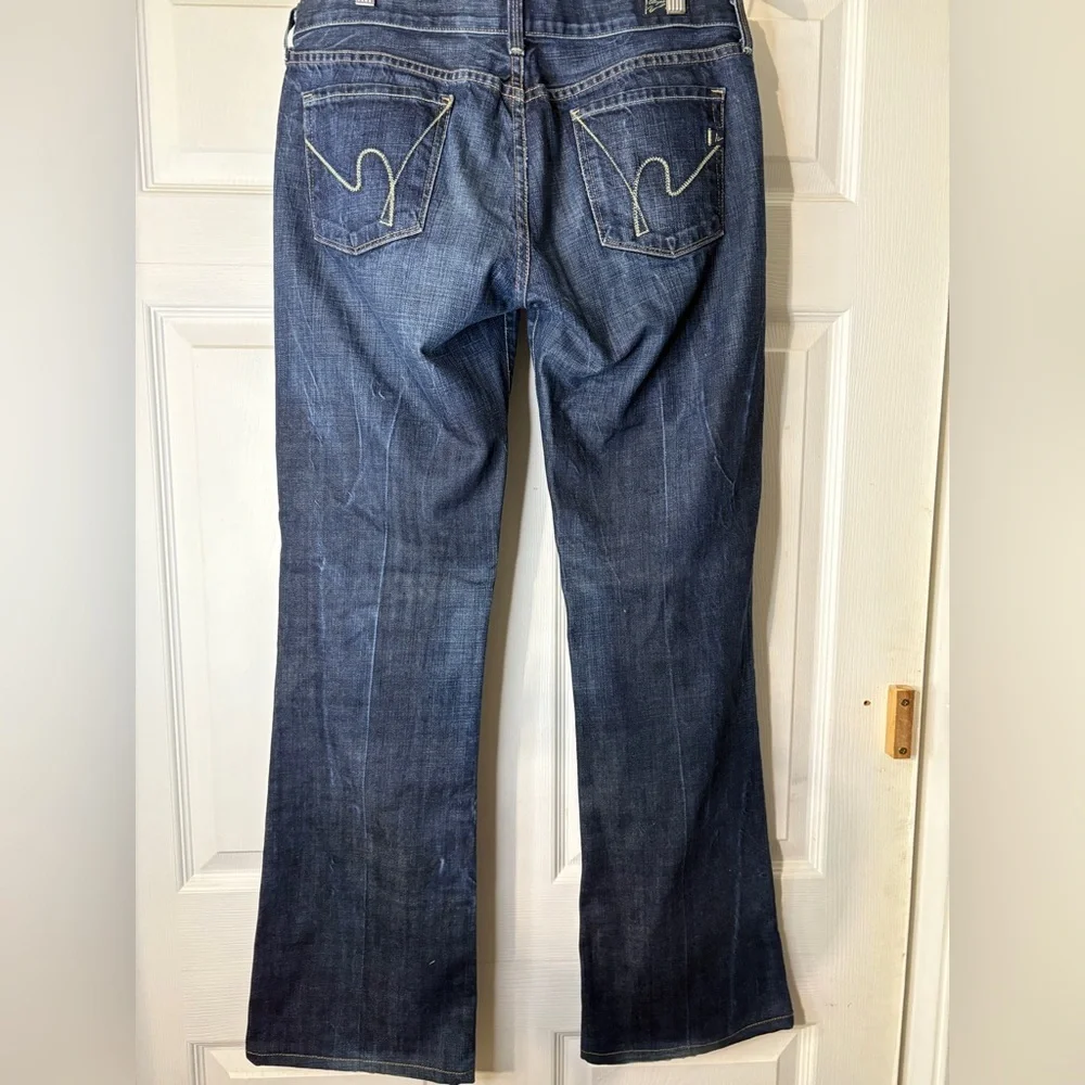 7 For All Mankind Dark Blue Denim Jeans Style 001-058 - Picture 4 of 10